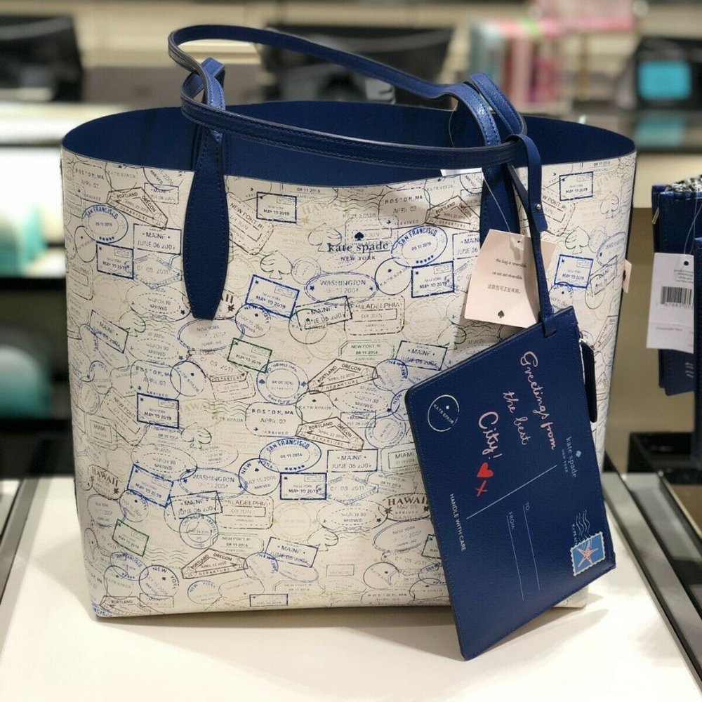 NWT Kate Spade Off The Grid Reversible Tote - Picture 2 of 12